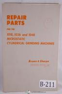 Brown & Sharpe-Brown & Sharpe Microstatic Cylindrical Grinder Manual-1018-1036-1048-Microstatic-01